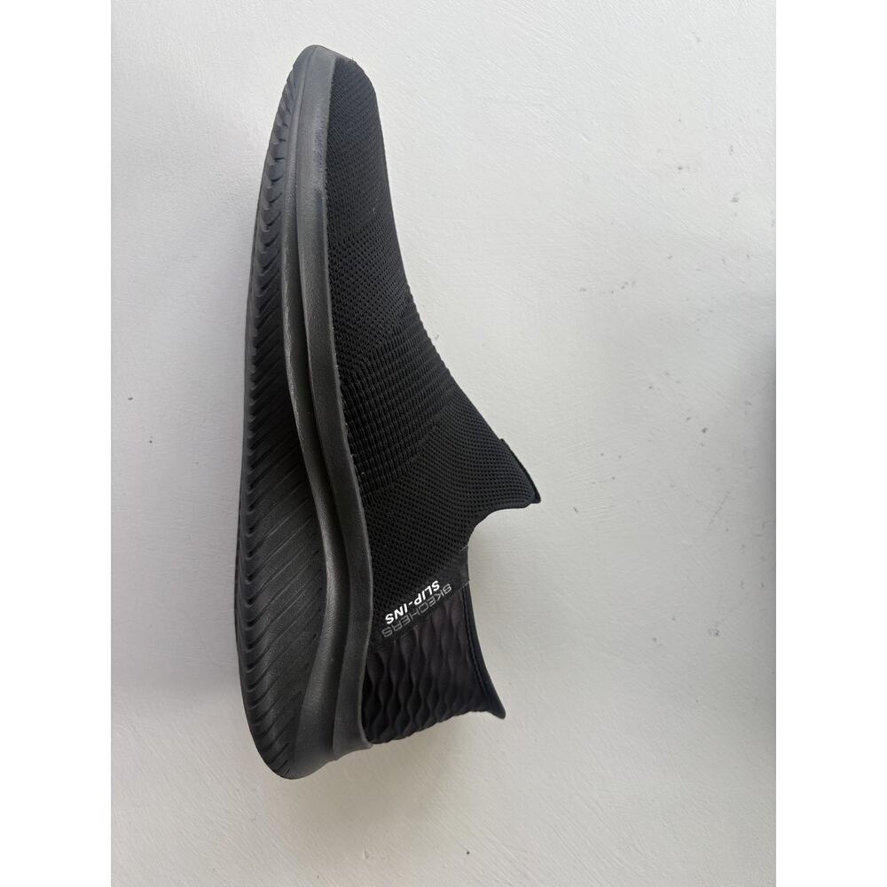 Skechers Slip-Ins Hands Free Black Knit Sneakers Men’s 13 Wide - Picture 5 of 7